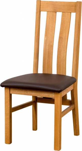 TWIN SLAT CHAIR - OILED