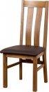 TWIN SLAT CHAIR - RUSTIC