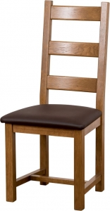 LADDER BACK CHAIR - RUSTIC