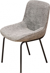 DINING CHAIR - BOUCLE GREY