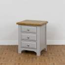 3 DRAWER BEDSIDE