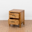 2 DRAWER BEDSIDE