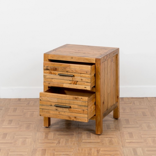 2 DRAWER BEDSIDE