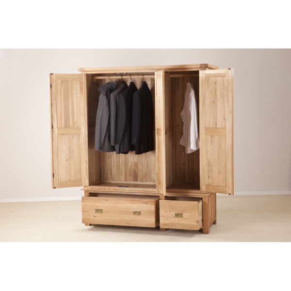 TRIPLE WARDROBE WITH DRAWERS