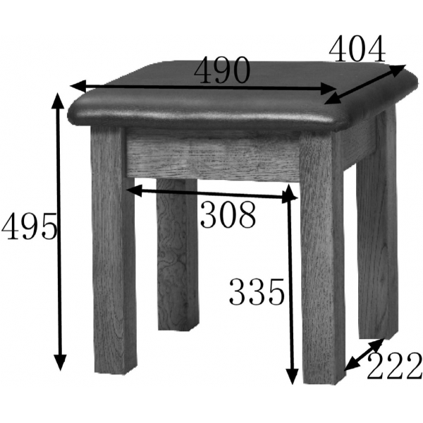 DRESSING TABLE STOOL