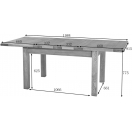 4'6" EXTENDING TABLE (2 LEAF)