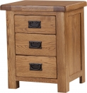 3 DRAWER BEDSIDE