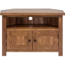 CORNER TV UNIT WITH DOORS