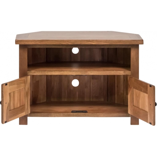 CORNER TV UNIT WITH DOORS