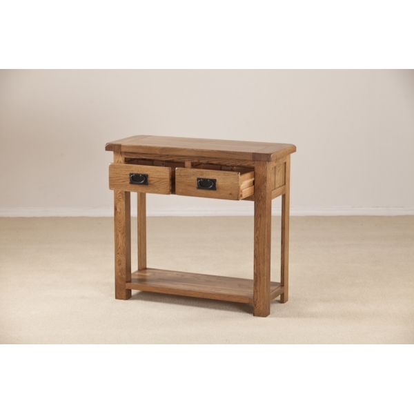 CONSOLE TABLE 2 DRAWER