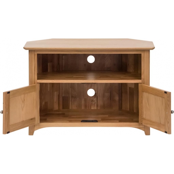 CORNER TV UNIT WITH DOORS