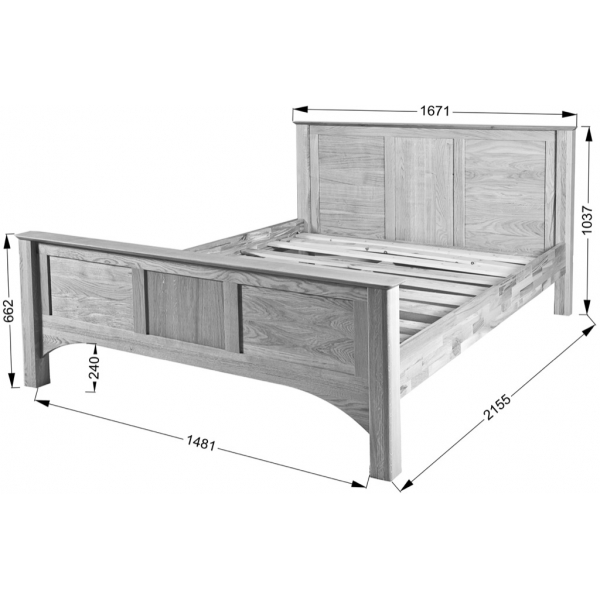 5' HIGH FOOT END BED