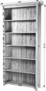 6' BOOKCASE