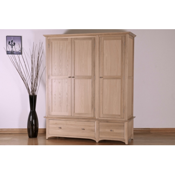 TRIPLE WARDROBE WITH DRAWERS